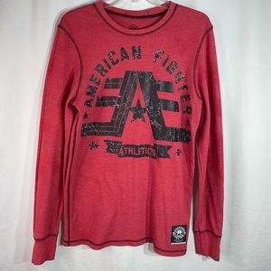 Men’s American Fighter Long Sleeve Thermal Shirt Size M.     0111